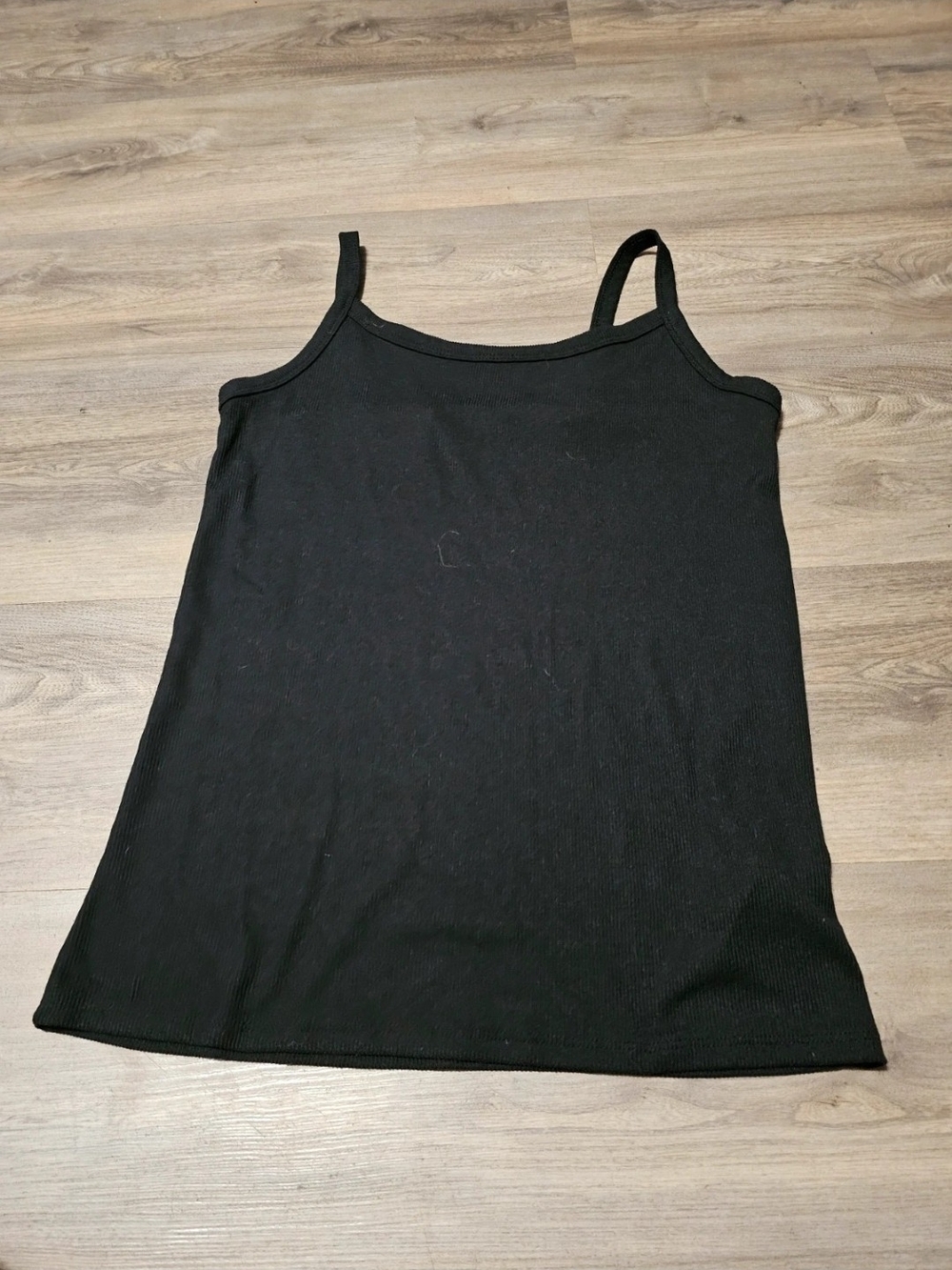 No Boundaries Black Women's Ribbed Tank Top